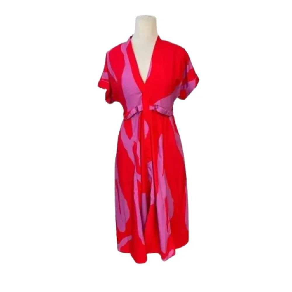 Eshakti WAYWARD FANCIES Abstract Print Crepe Empire - Picture 5 of 9